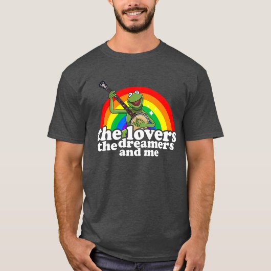 rainbow connection the lovers the dreamers and me t-shirt (Voorkant)