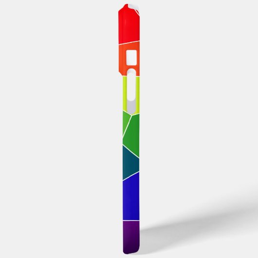 Rainbow COOL-patroon Case-Mate iPhone Case (Achterkant / Links)