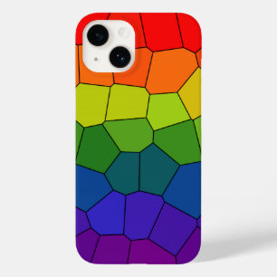 Rainbow COOL-patroon Case-Mate iPhone 14 Hoesje