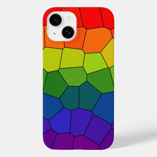 Rainbow COOL-patroon Case-Mate iPhone Case (Achterkant)