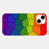 Rainbow COOL-patroon Case-Mate iPhone Case (Achterkant (horizontaal))