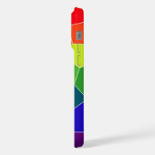 Rainbow COOL-patroon iPhone Hoesje (Linkerkant)