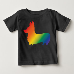 Rainbow corgi