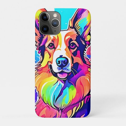 Rainbow Corgi: Pop Art Puppy Joy Case-Mate iPhone Case (Achterkant)