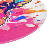 Rainbow Corgi: Pop Art Puppy Joy Snijplank (Hoek)