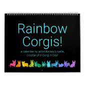 Rainbow Corgis! Kalender (Hoes)