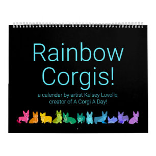Rainbow Corgis! Kalender