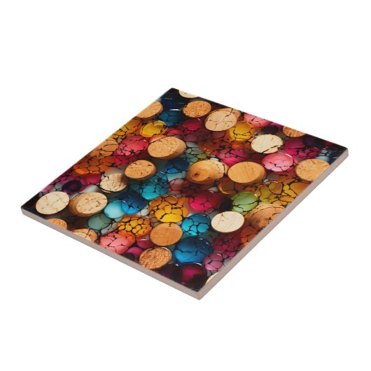 Rainbow Cork Tegel Tegeltje (Zijkant)