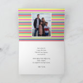 Rainbow Costume Foto van het Koreaanse nieuwjaarsf Feestdagen Kaart (Binnen)