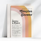 Rainbow Couples Shower van de moderne Retro 70 Kaart