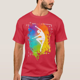 rainbow covu acrobatics acro gymnast t-shirt