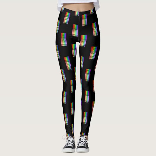 Rainbow Crayon Leggings (Voorkant)