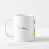 Rainbow Crayon Sun Worlds Greatest Teacher Koffiemok (Links)