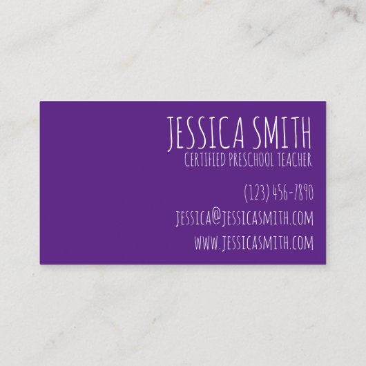 Rainbow Crayons Artist Kunstleraar Pride Onderwijs Visitekaartje (Achterkant)