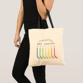 Rainbow Crayons Kindergarten Teacher Gift Tote Bag (Voorkant (product))