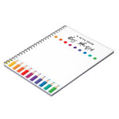 Rainbow Crayons Kindergarten Teacher Notitieboek (Linkerzijde)