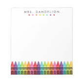 Rainbow Crayons | Notitieblok Kindergarten (Voorkant)