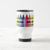 Rainbow Crayons Personalized School Art Teacher Reisbeker (Center)