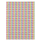 Rainbow Crayons School Art Teacher Colour Pride Tafelkleed (Voorkant)