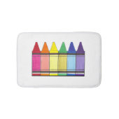 Rainbow Crayons School-leraar kunst levert prijs o Badmat (Voorkant)