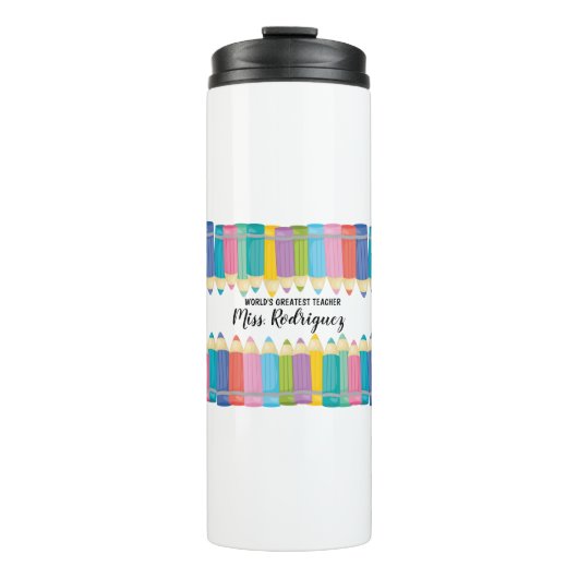 Rainbow Crayons werpt de grootste Mok voor leerkof (Voorkant)