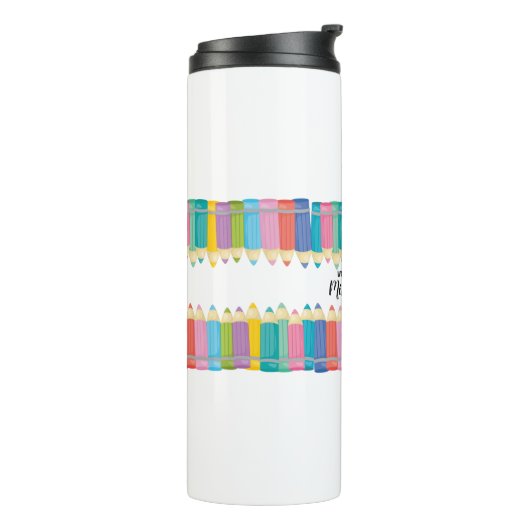 Rainbow Crayons werpt de grootste Mok voor leerkof (Gedraaid links)