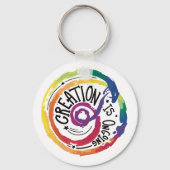 Rainbow Creativity Sleutelhanger (Achterkant)