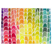 Rainbow Crescents Kunstenaar Winkelen Groot Cadeauzakje (Achterkant)