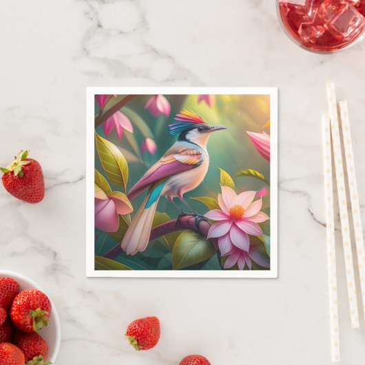 Rainbow Crested Jay Fantasy Bird Servet (Insitu)