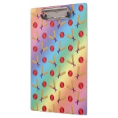 Rainbow cricket patroon klembord (Links)