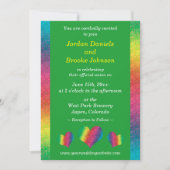 [Rainbow Crinkle Wedding] Harten Moderne Groene (Voorkant)