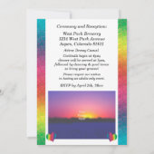 [Rainbow Crinkle Wedding] Harten Moderne Groene (Achterkant)