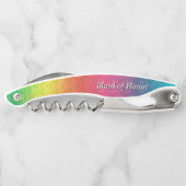 [Rainbow Crinkle Wedding] Kleurig Kurkentrekker (Achterkant)