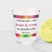 [Rainbow Crinkle Wedding] Vier met een Shot Glas (Voorkant)