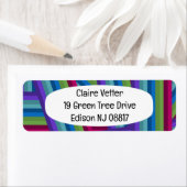 Rainbow Crisscross Etiket (Insitu)