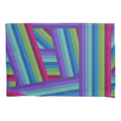 Rainbow Crisscross Kussensloop (Voorkant)