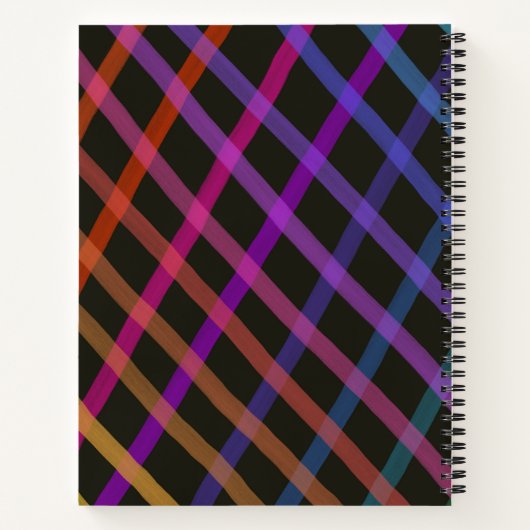 Rainbow CrissCross Notitieboek (Achterkant)