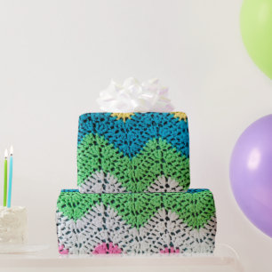 Rainbow Crochet Design Cadeaupapier