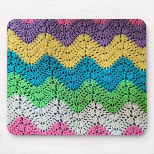 Rainbow Crochet Design Muismat (Voorkant)