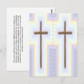 Rainbow Cross-bladwijzers Briefkaart (Voorkant / Achterkant)