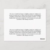 Rainbow Cross-bladwijzers Briefkaart (Achterkant)