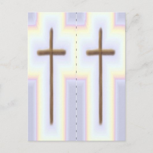 Rainbow Cross-bladwijzers Briefkaart (Voorkant)