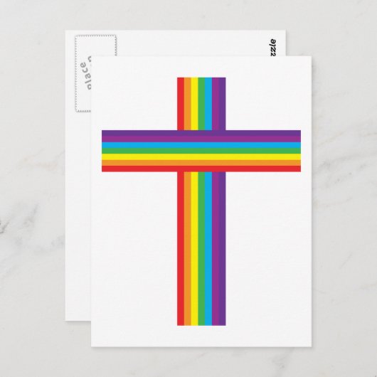 Rainbow CROSS Briefkaart (Voorkant / Achterkant)