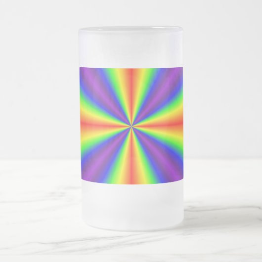 Rainbow Cross Frosted Mok (Center)