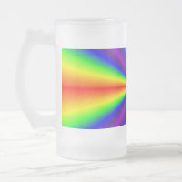 Rainbow Cross Frosted Mok