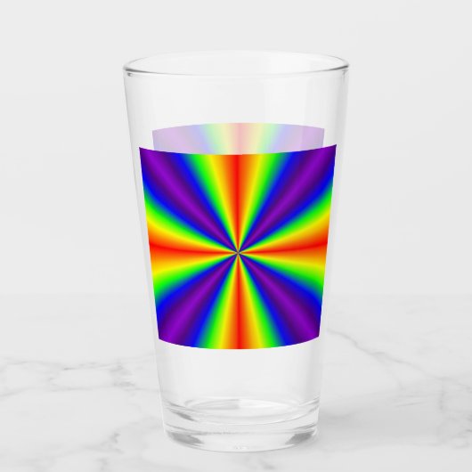 Rainbow Cross Glass Tumbler (Voorkant)