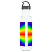 Rainbow Cross Glass Tumbler Waterfles (Achterkant)