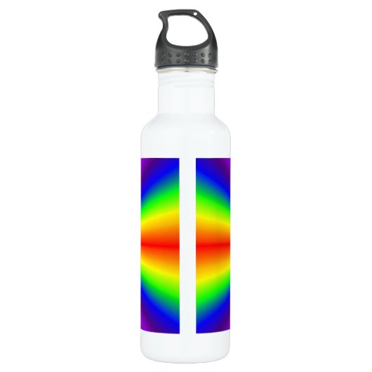Rainbow Cross Glass Tumbler Waterfles (Achterkant)