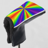 Rainbow Cross Golf Head Hoesje Golfheadcover (3/4 voorkant)