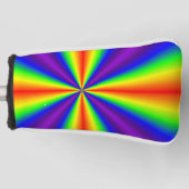 Rainbow Cross Golf Head Hoesje Golfheadcover (Voorkant)
